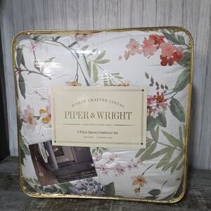 Piper & Wright Clara Cotton 3Pc. Comforter Set, Queen